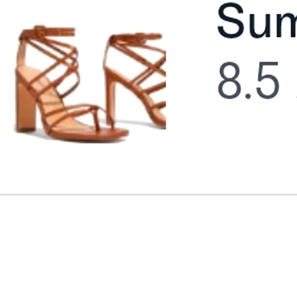 Miss lola tan/brown heels